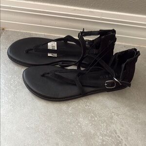 Torrid Black Strappy Sandals